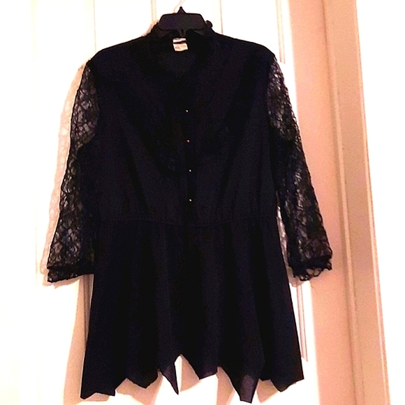 Dresses & Skirts - Beautiful Vintage dress made into pirate costume or goth princess blk sexy